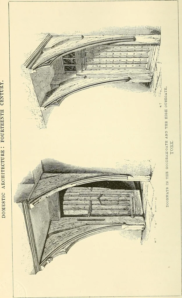 An illustration from Some account of domestic architecture in England from Edward I to Richard II, with notices of foreign examples and numerous illustrations of existing remains from original drawings, 1882, leaf 87