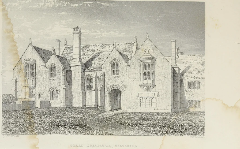 An illustration from Some account of domestic architecture in England, from Richard II to Henry VIII, 1859, leaf 106
