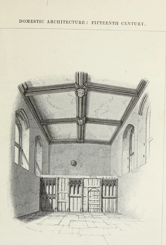 An illustration from Some account of domestic architecture in England, from Richard II to Henry VIII, 1859, leaf 120