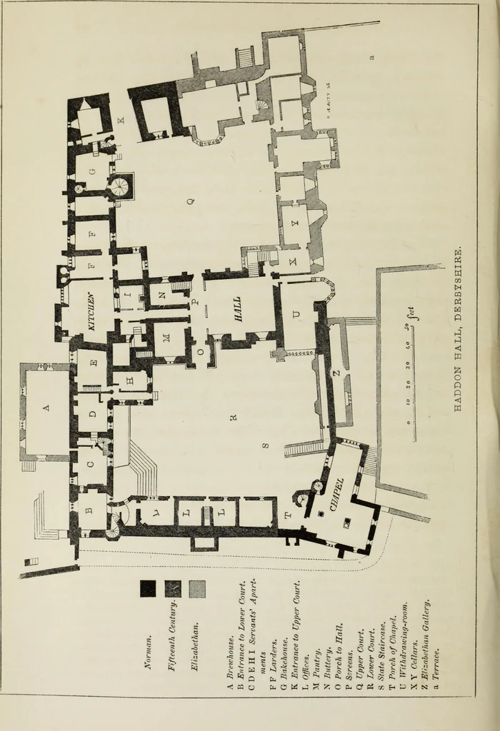 An illustration from Some account of domestic architecture in England, from Richard II to Henry VIII, 1859, leaf 171