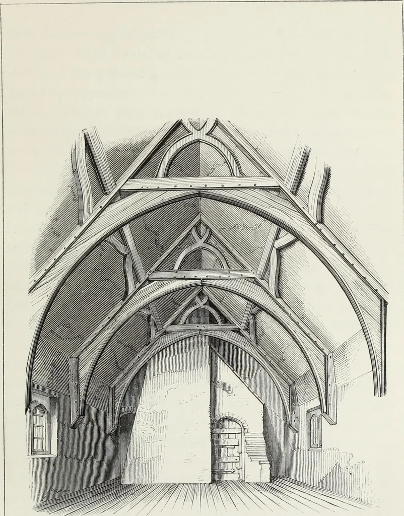 An illustration from Some account of domestic architecture in England, from Richard II to Henry VIII, 1859, leaf 174