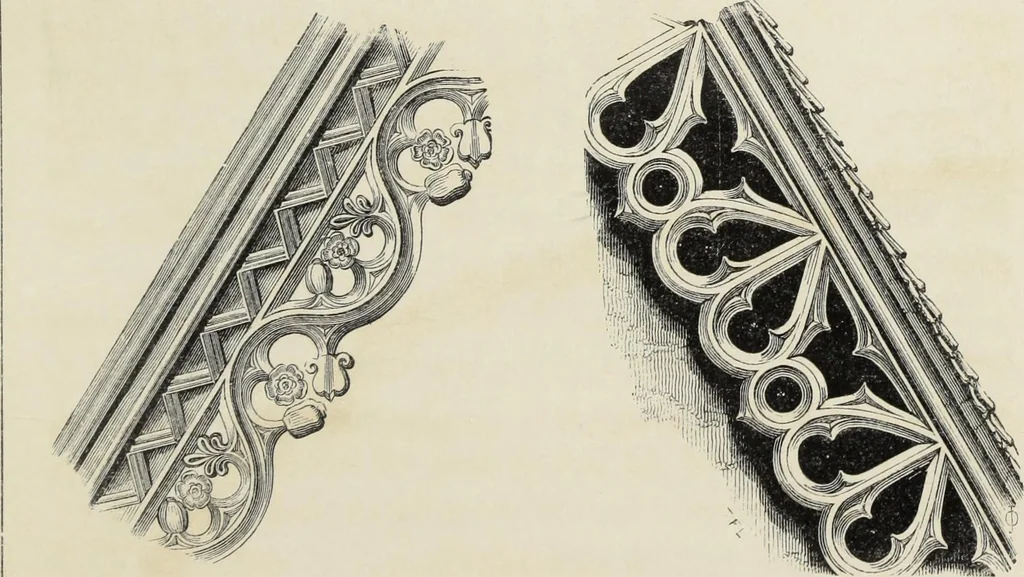 An illustration from Some account of domestic architecture in England, from Richard II to Henry VIII, 1859, leaf 194
