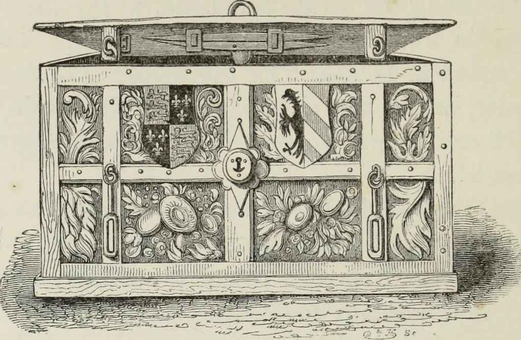 An illustration from Some account of domestic architecture in England, from Richard II to Henry VIII, 1859, leaf 201