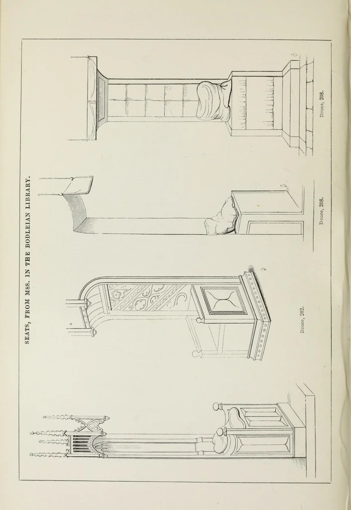 An illustration from Some account of domestic architecture in England, from Richard II to Henry VIII, 1859, leaf 205