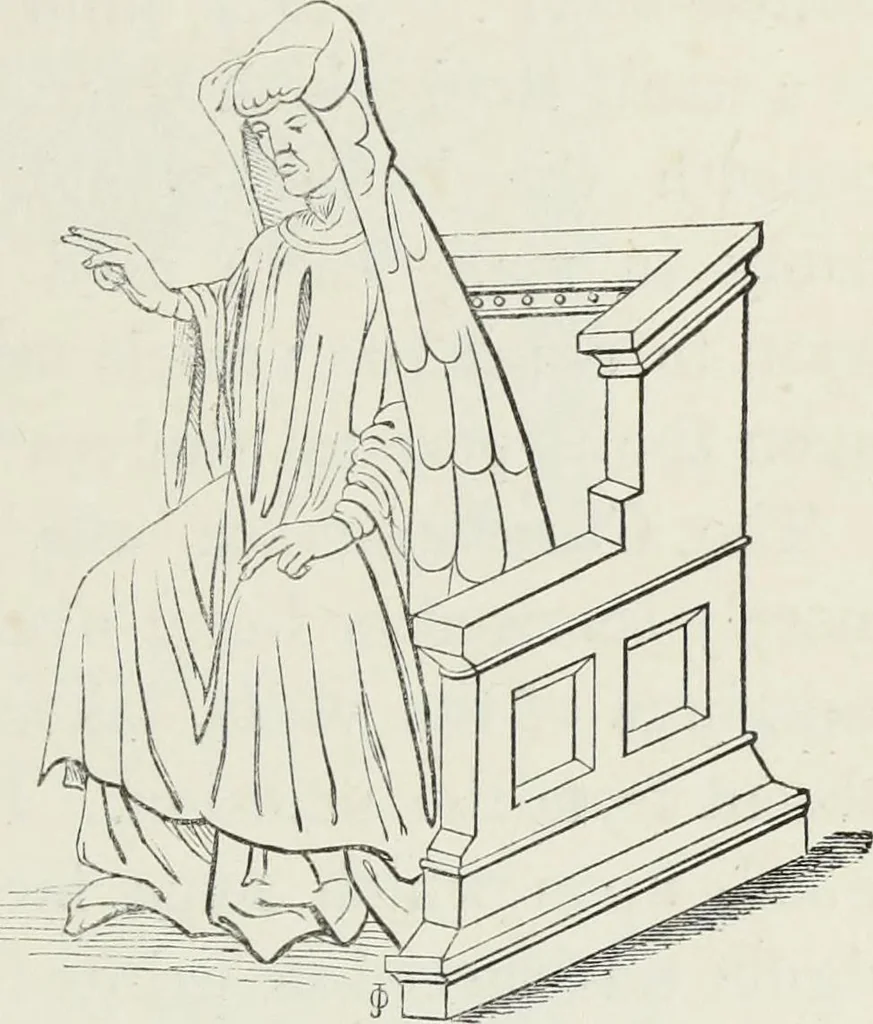 An illustration from Some account of domestic architecture in England, from Richard II to Henry VIII, 1859, leaf 206