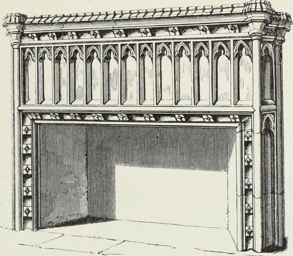 An illustration from Some account of domestic architecture in England, from Richard II to Henry VIII, 1859, leaf 208