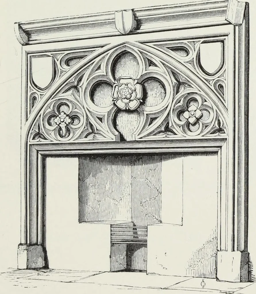 An illustration from Some account of domestic architecture in England, from Richard II to Henry VIII, 1859, leaf 208
