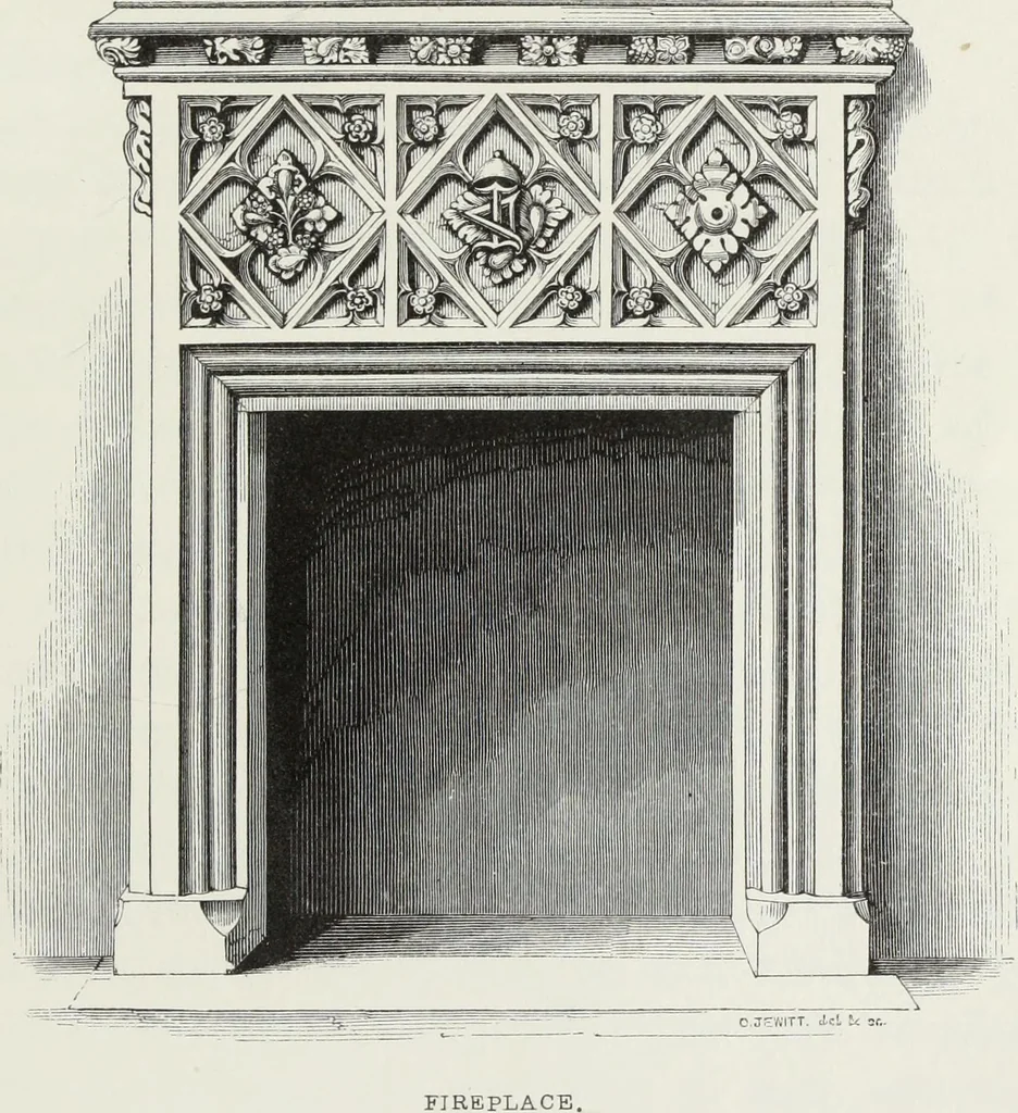An illustration from Some account of domestic architecture in England, from Richard II to Henry VIII, 1859, leaf 210