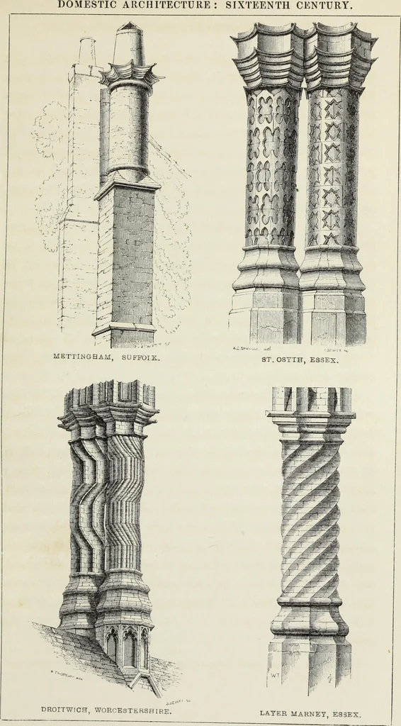 An illustration from Some account of domestic architecture in England, from Richard II to Henry VIII, 1859, leaf 214