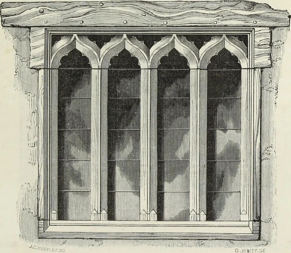 An illustration from Some account of domestic architecture in England, from Richard II to Henry VIII, 1859, leaf 226