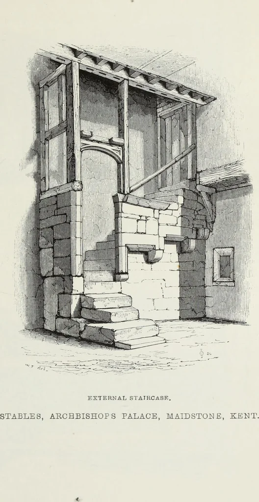 An illustration from Some account of domestic architecture in England, from Richard II to Henry VIII, 1859, leaf 254