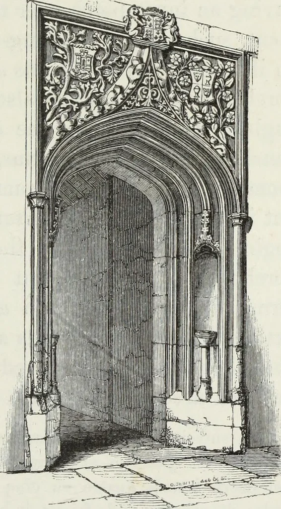An illustration from Some account of domestic architecture in England, from Richard II to Henry VIII, 1859, leaf 258