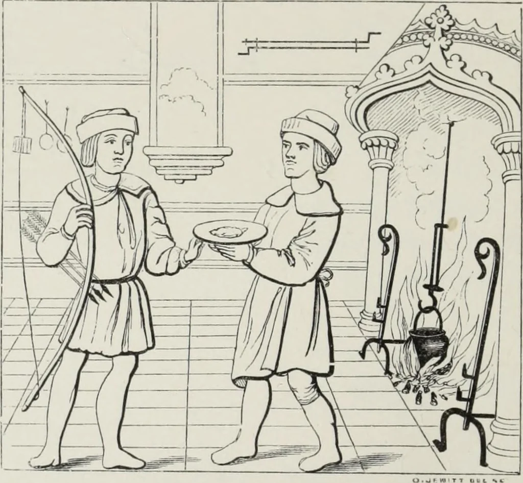An illustration from Some account of domestic architecture in England, from Richard II to Henry VIII, 1859, leaf 279