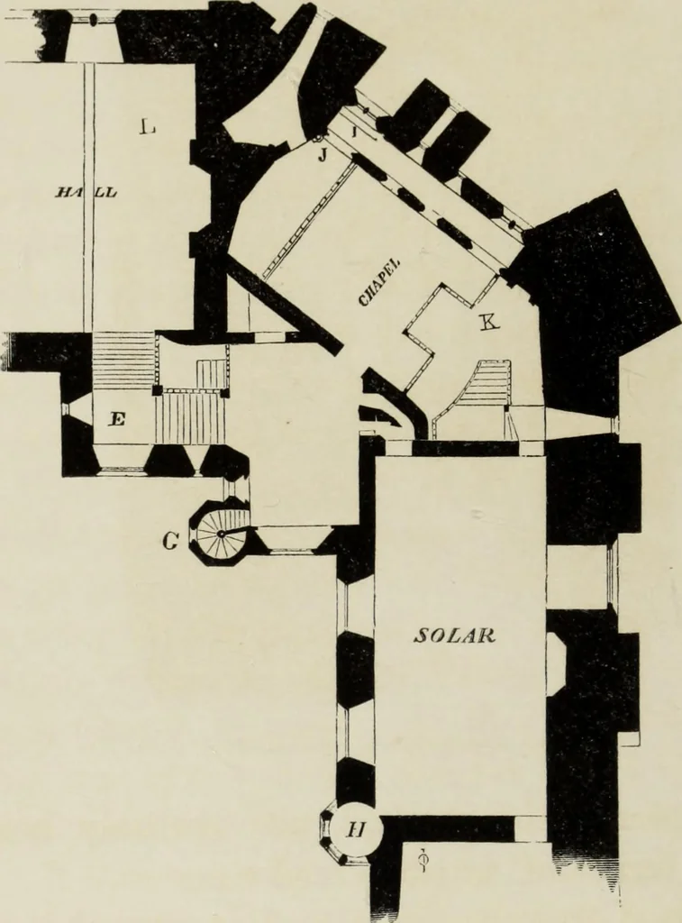 An illustration from Some account of domestic architecture in England, from Richard II to Henry VIII, 1859, leaf 307