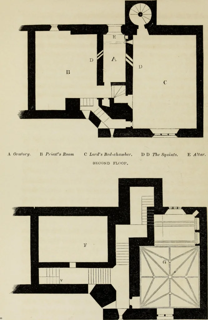 An illustration from Some account of domestic architecture in England, from Richard II to Henry VIII, 1859, leaf 317