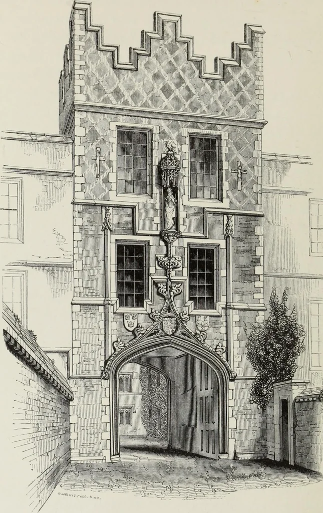 An illustration from Some account of domestic architecture in England, from Richard II to Henry VIII, 1859, leaf 337