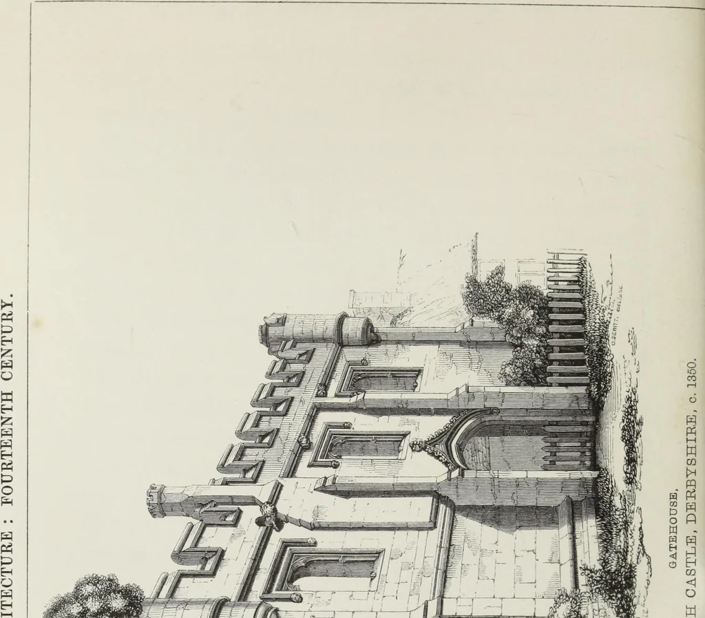 An illustration from Some account of domestic architecture in England, from Richard II to Henry VIII, 1859, leaf 341