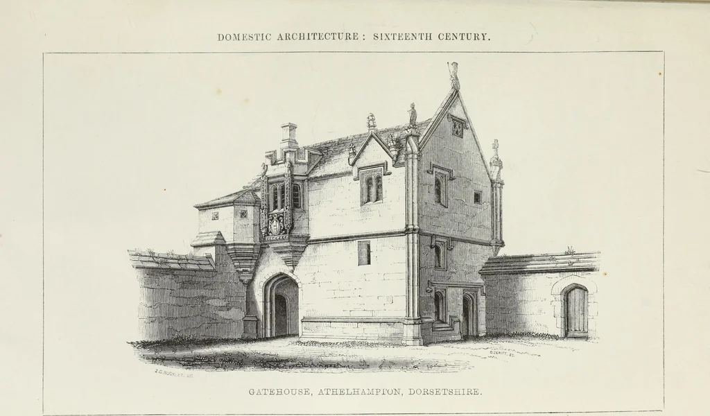 An illustration from Some account of domestic architecture in England, from Richard II to Henry VIII, 1859, leaf 344