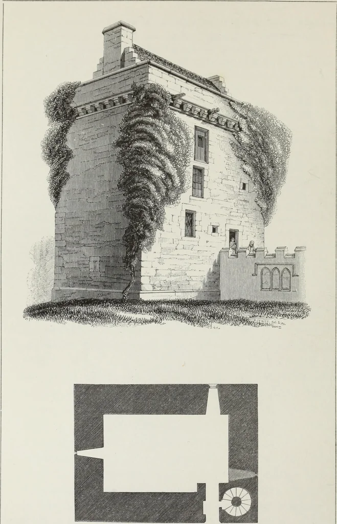 An illustration from Some account of domestic architecture in England, from Richard II to Henry VIII, 1859, leaf 35