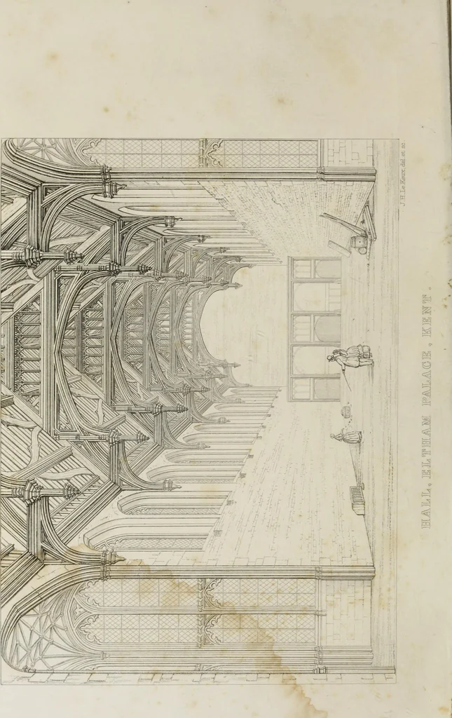 An illustration from Some account of domestic architecture in England, from Richard II to Henry VIII, 1859, leaf 5