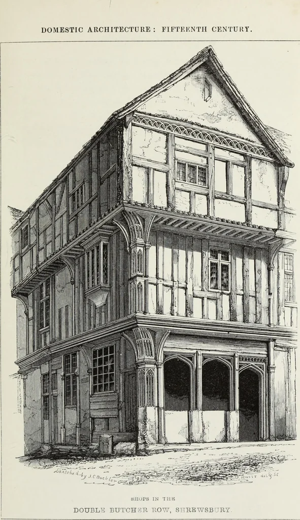 An illustration from Some account of domestic architecture in England, from Richard II to Henry VIII, 1859, leaf 82