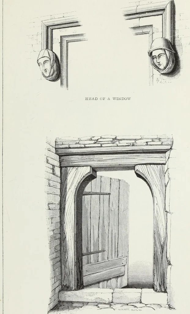 An illustration from Some account of domestic architecture in England, from Richard II to Henry VIII, 1859, leaf 102