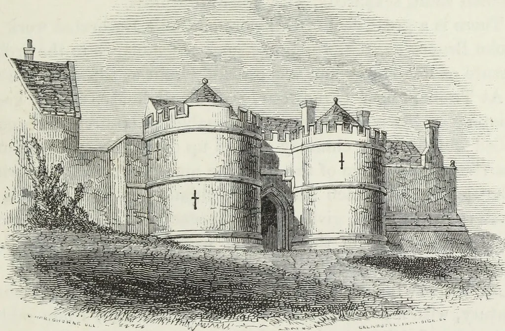 An illustration from Some account of domestic architecture in England, from Richard II to Henry VIII, 1859, leaf 106