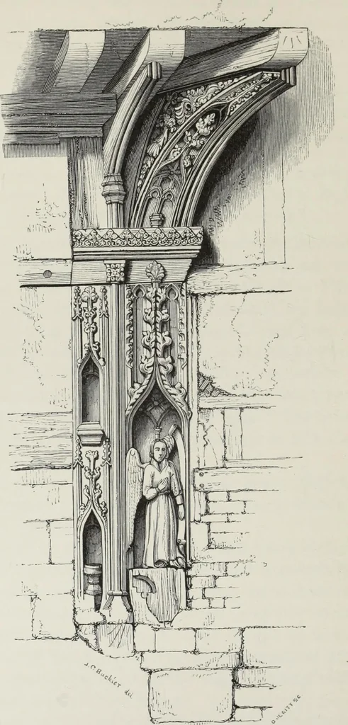An illustration from Some account of domestic architecture in England, from Richard II to Henry VIII, 1859, leaf 123
