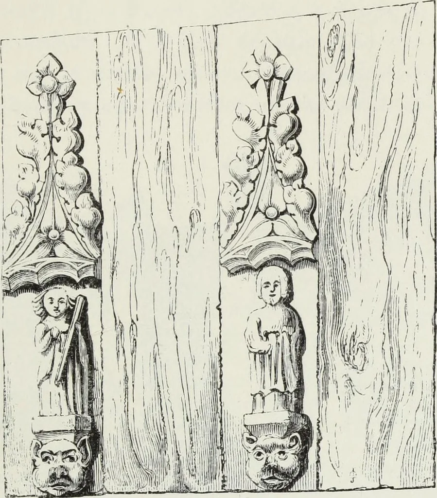 An illustration from Some account of domestic architecture in England, from Richard II to Henry VIII, 1859, leaf 132