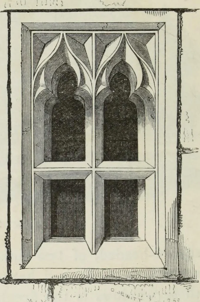 An illustration from Some account of domestic architecture in England, from Richard II to Henry VIII, 1859, leaf 135