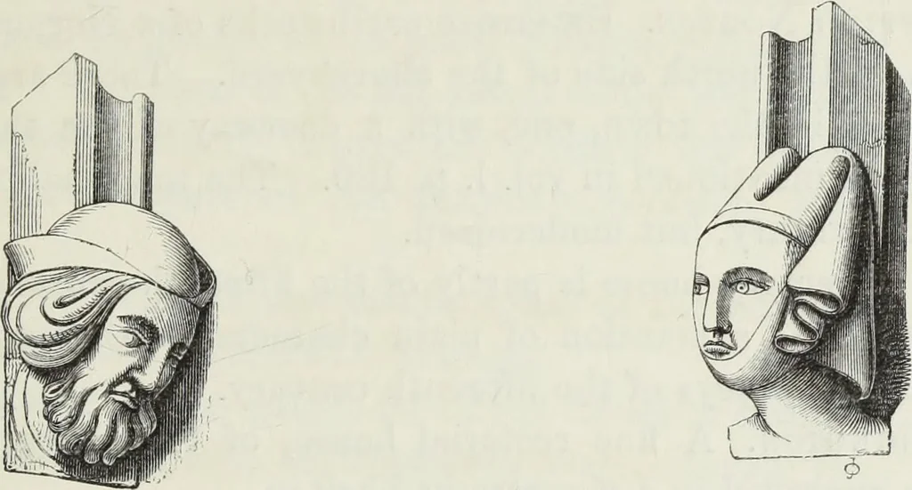 An illustration from Some account of domestic architecture in England, from Richard II to Henry VIII, 1859, leaf 138