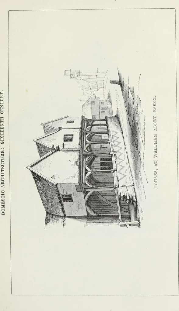 An illustration from Some account of domestic architecture in England, from Richard II to Henry VIII, 1859, leaf 186