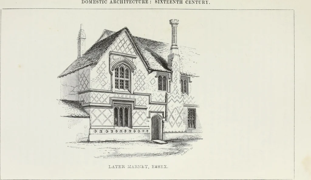 An illustration from Some account of domestic architecture in England, from Richard II to Henry VIII, 1859, leaf 192