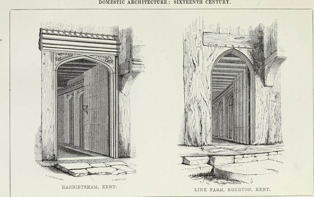 An illustration from Some account of domestic architecture in England, from Richard II to Henry VIII, 1859, leaf 198