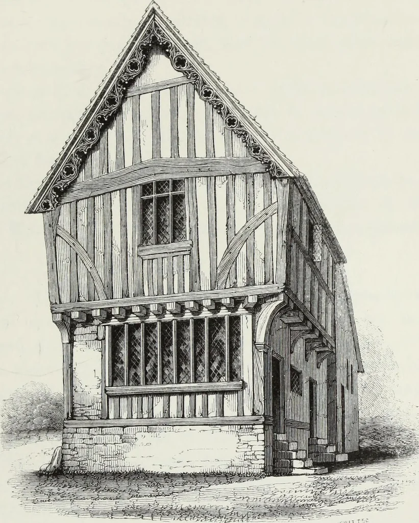 An illustration from Some account of domestic architecture in England, from Richard II to Henry VIII, 1859, leaf 206