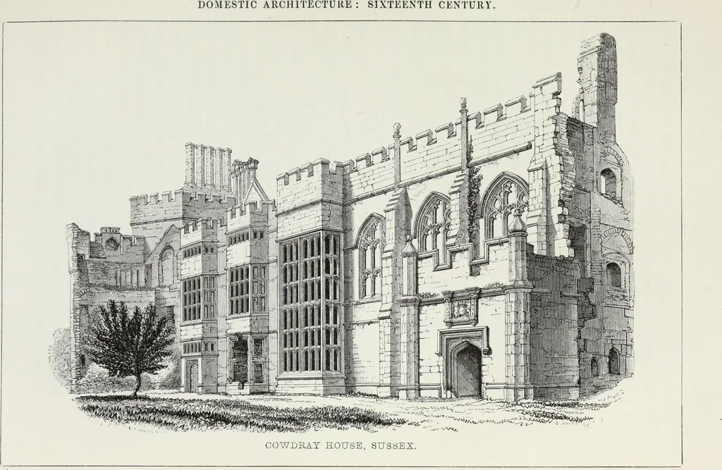 An illustration from Some account of domestic architecture in England, from Richard II to Henry VIII, 1859, leaf 216