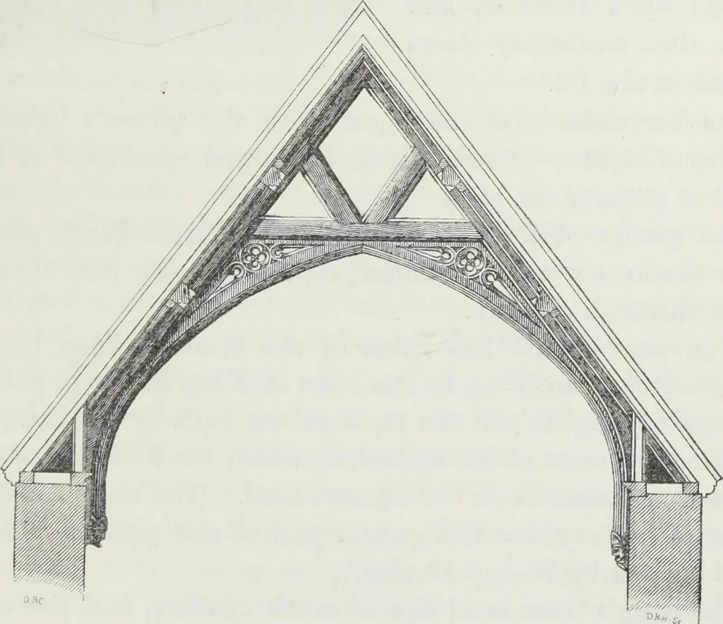 An illustration from Some account of domestic architecture in England, from Richard II to Henry VIII, 1859, leaf 224