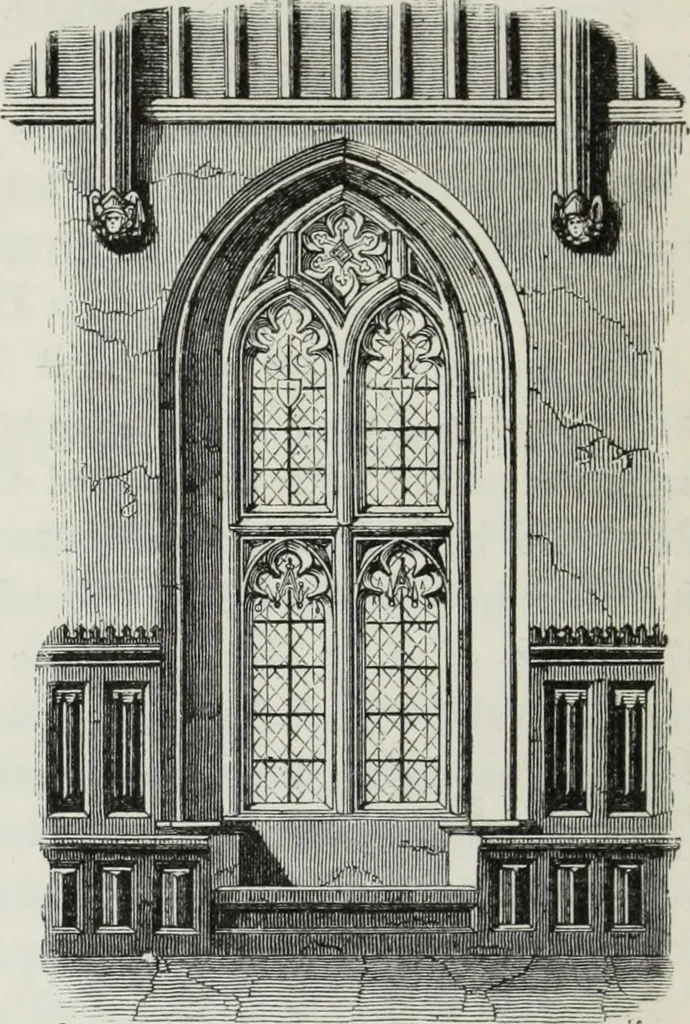 An illustration from Some account of domestic architecture in England, from Richard II to Henry VIII, 1859, leaf 225