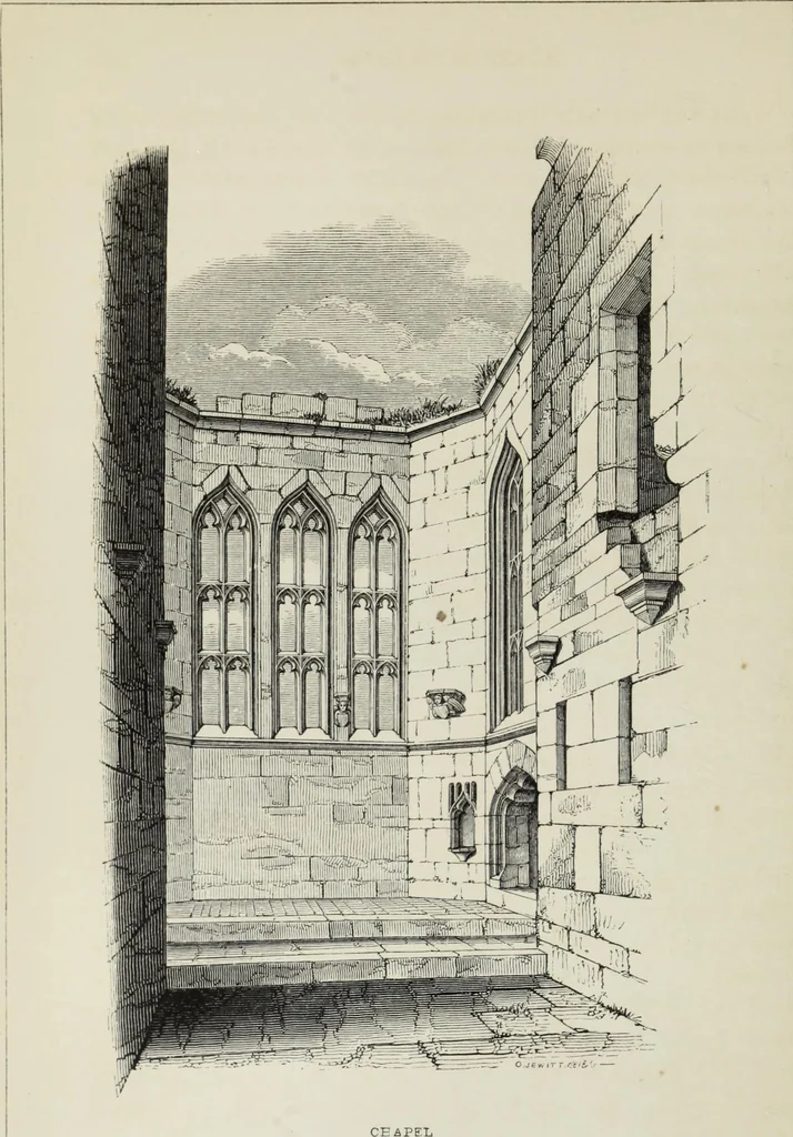 An illustration from Some account of domestic architecture in England, from Richard II to Henry VIII, 1859, leaf 23