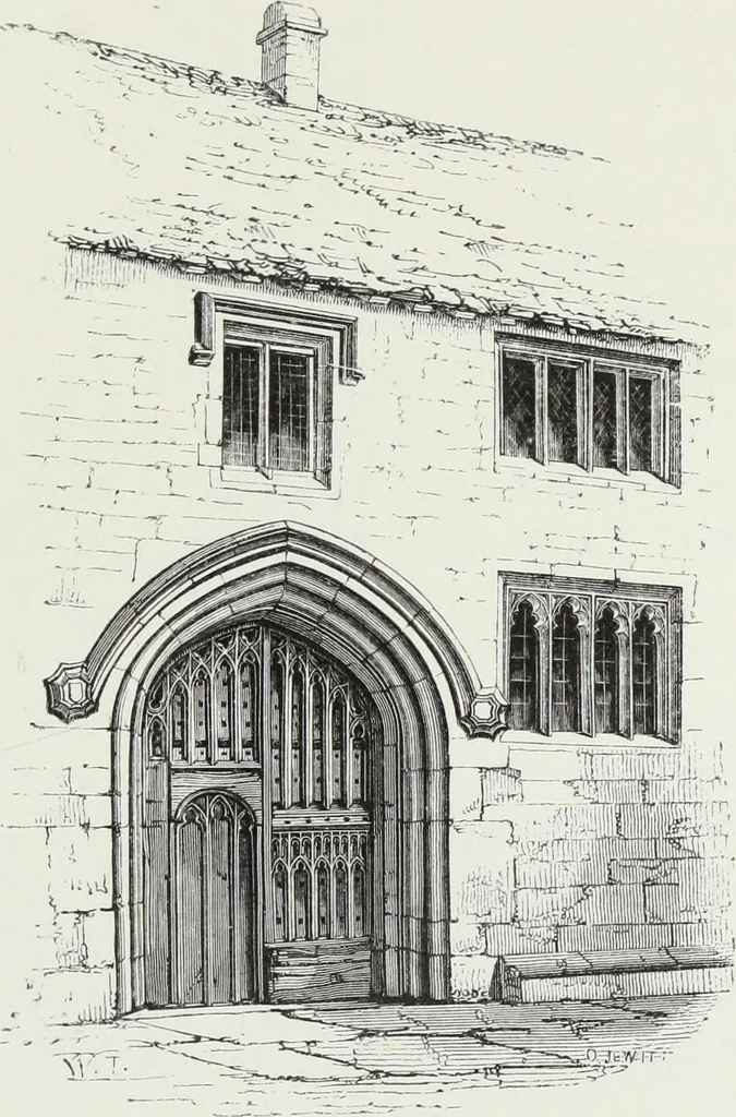 An illustration from Some account of domestic architecture in England, from Richard II to Henry VIII, 1859, leaf 234