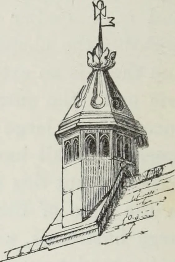 An illustration from Some account of domestic architecture in England, from Richard II to Henry VIII, 1859, leaf 237