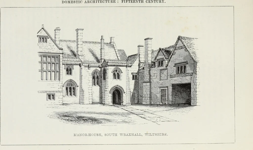 An illustration from Some account of domestic architecture in England, from Richard II to Henry VIII, 1859, leaf 246