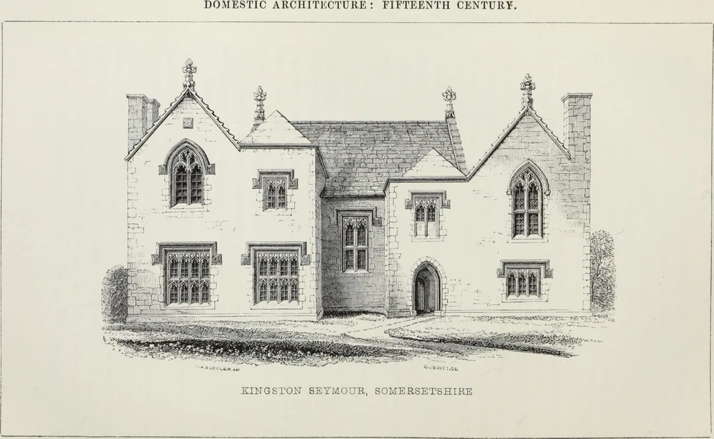 An illustration from Some account of domestic architecture in England, from Richard II to Henry VIII, 1859, leaf 261