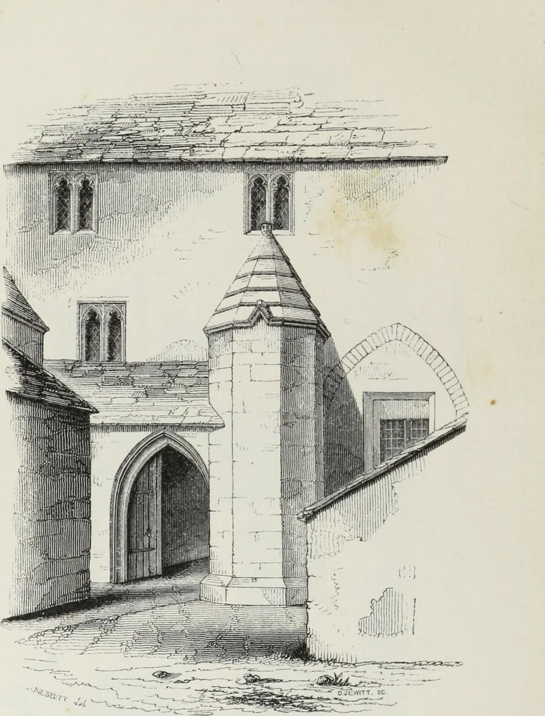 An illustration from Some account of domestic architecture in England, from Richard II to Henry VIII, 1859, leaf 263