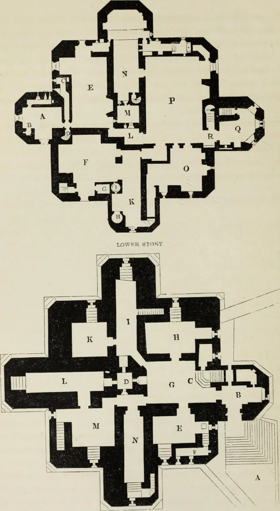 An illustration from Some account of domestic architecture in England, from Richard II to Henry VIII, 1859, leaf 27