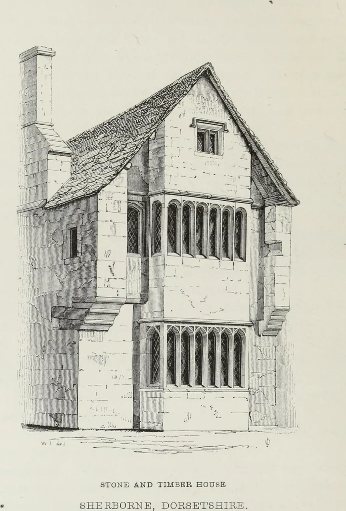 An illustration from Some account of domestic architecture in England, from Richard II to Henry VIII, 1859, leaf 275