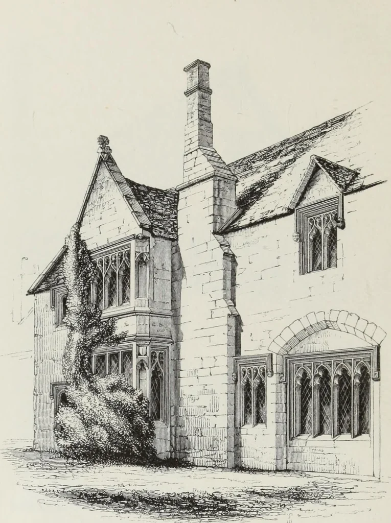 An illustration from Some account of domestic architecture in England, from Richard II to Henry VIII, 1859, leaf 277