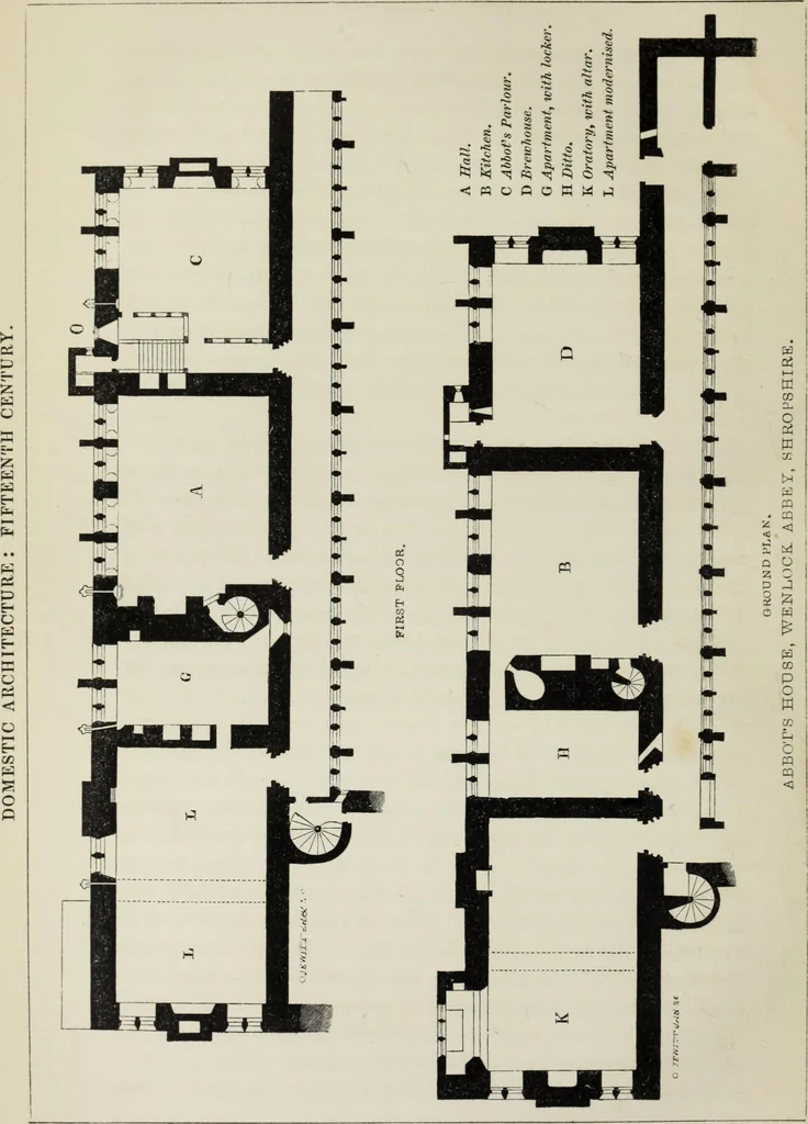 An illustration from Some account of domestic architecture in England, from Richard II to Henry VIII, 1859, leaf 297
