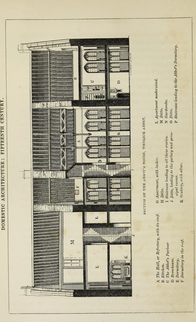 An illustration from Some account of domestic architecture in England, from Richard II to Henry VIII, 1859, leaf 301