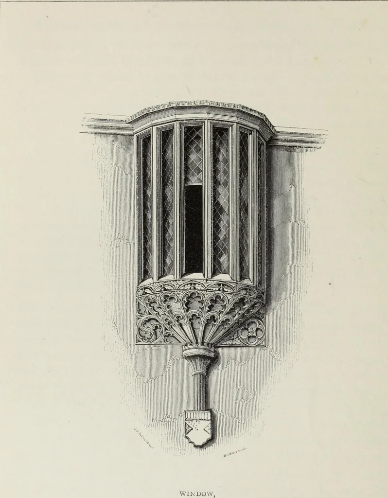 An illustration from Some account of domestic architecture in England, from Richard II to Henry VIII, 1859, leaf 47